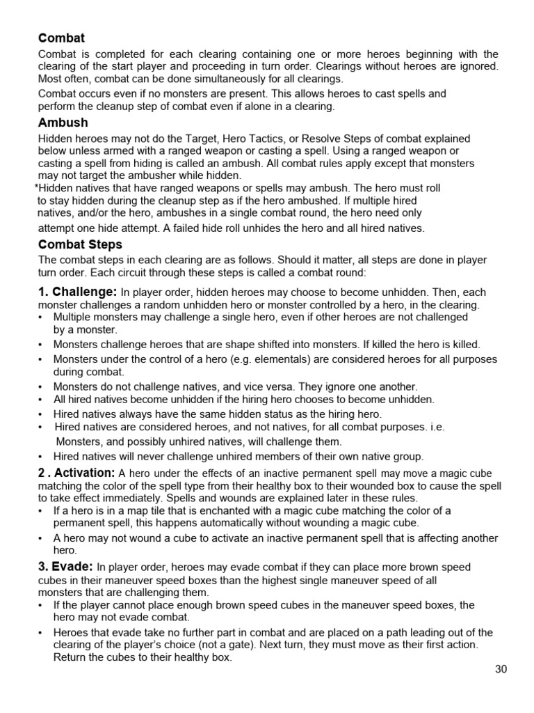 Natives Combat Steps v2 | PDF