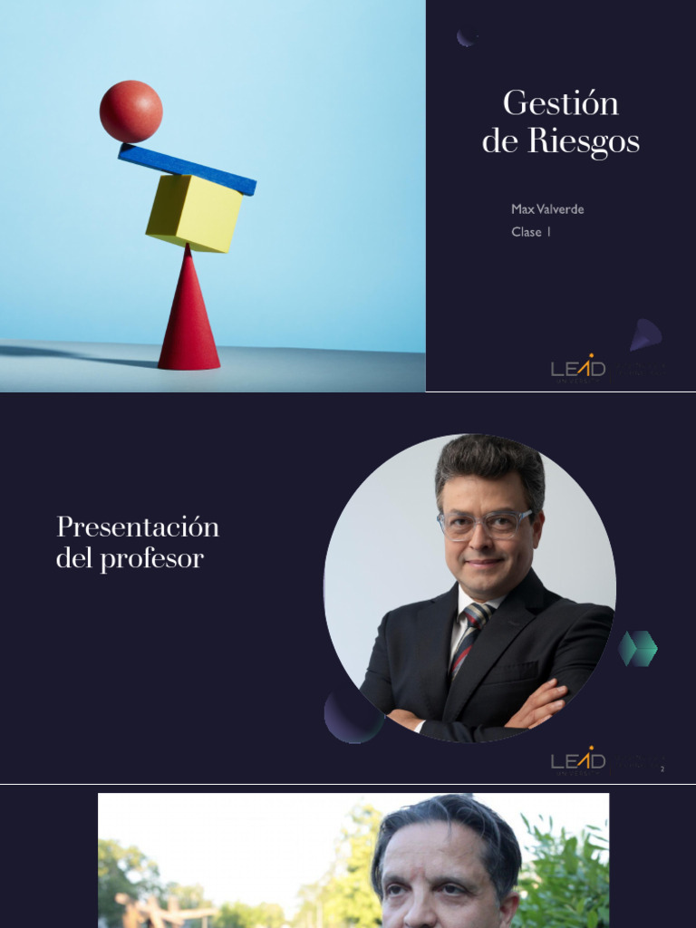 Gestion de Riesgos - Presentación Clase 1 ULEAD | PDF | Riesgo ...