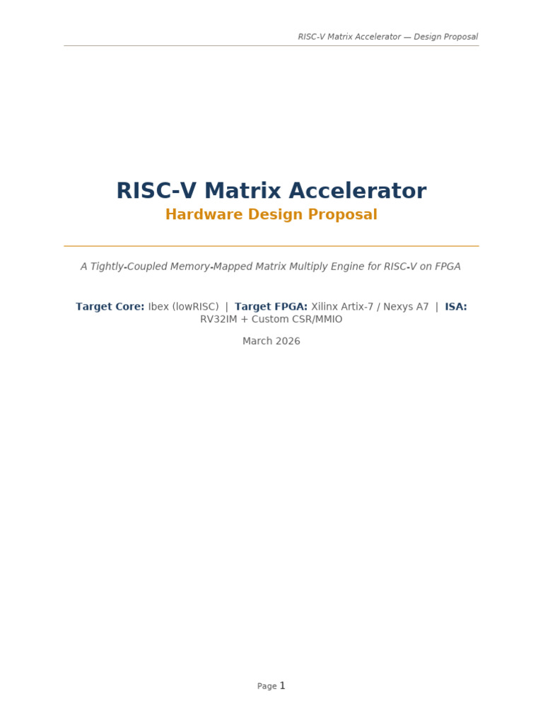 Riscv Matmul Design | PDF | Matrix (Mathematics) | Field Programmable ...