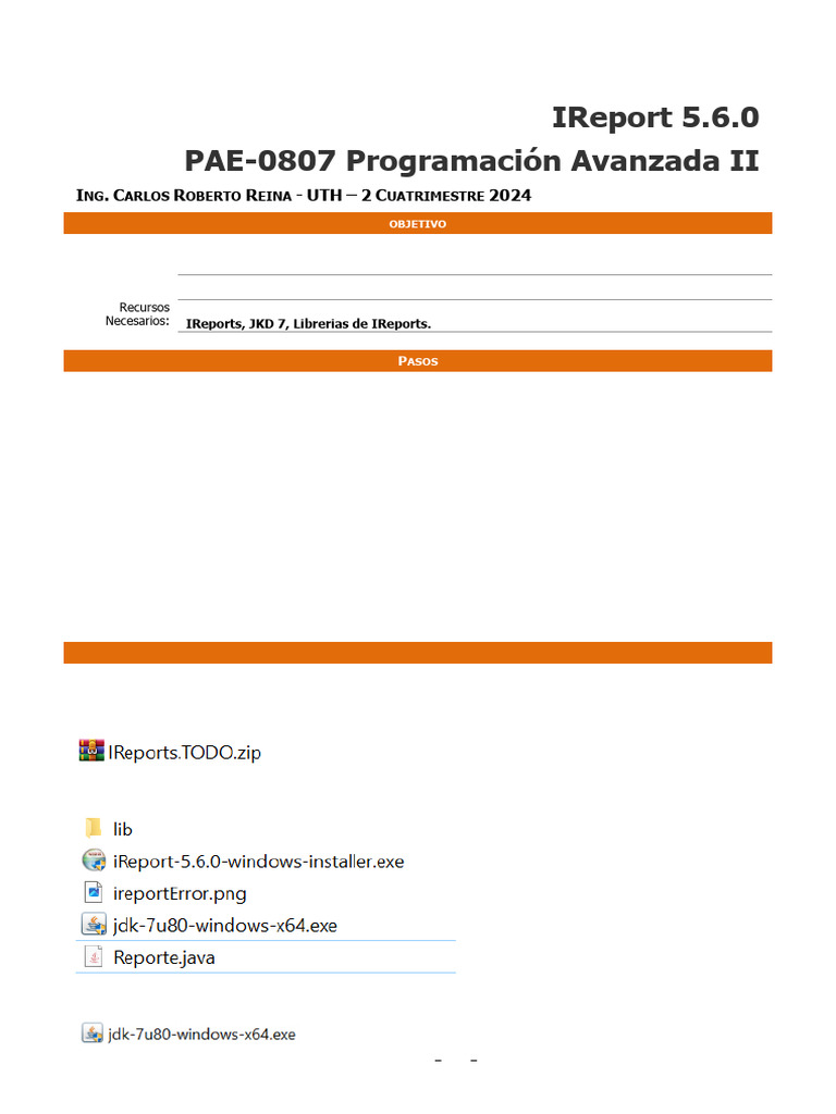 IReports Manual | PDF | Java (lenguaje de programación) | Archivo de ...