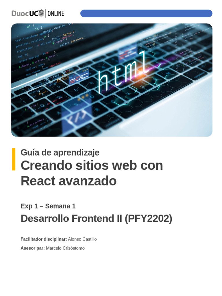 PFY2202 Exp1 S1 Guia Aprendizaje Creando Sitios Web Con React Avanzado ...