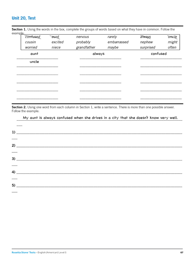 Unit 20 Test | PDF