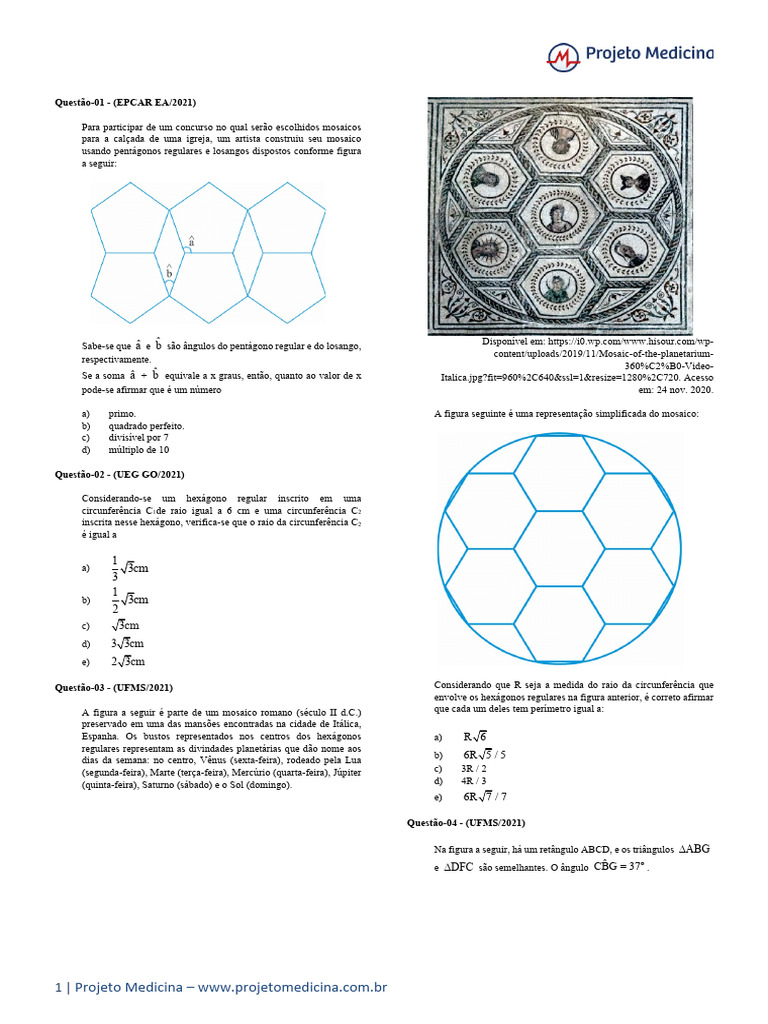 Poli Ügonos 40 2022 | PDF | Triângulo | Círculo
