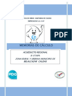 Memorias de Calculo