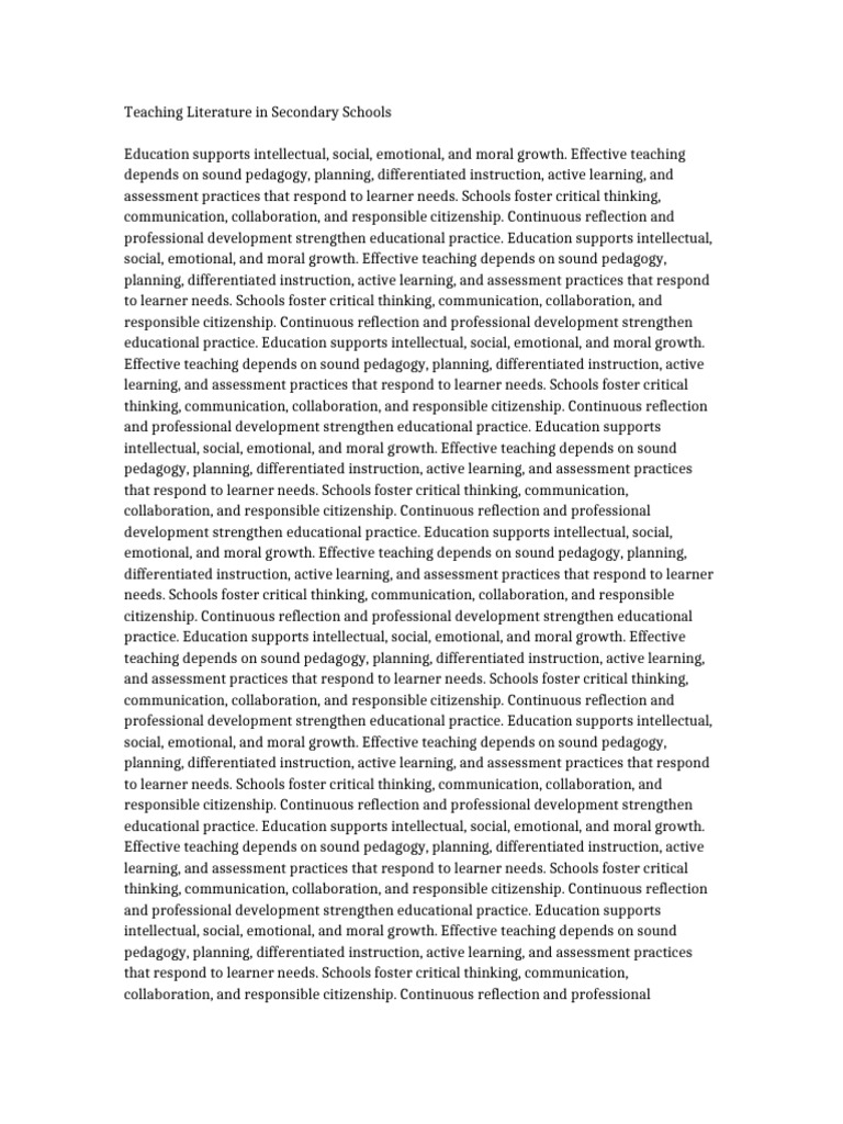 Educational Document 35 | PDF | Pedagogy | Differentiated Instruction