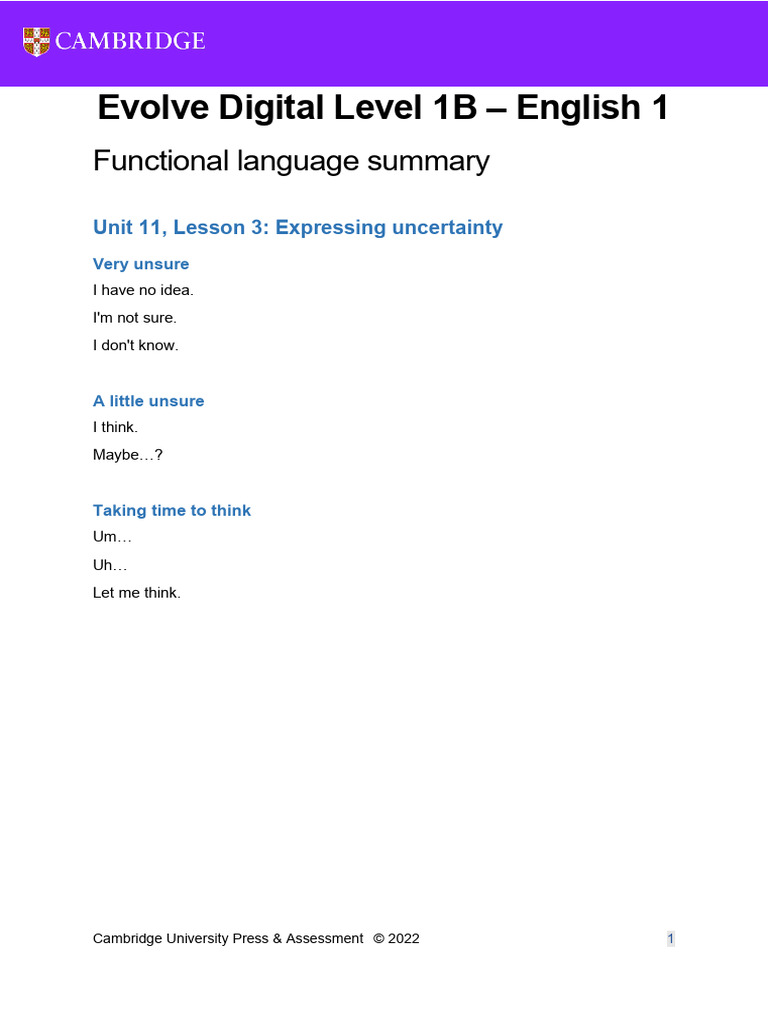 Unit 11 - E1 - Functional Language | PDF