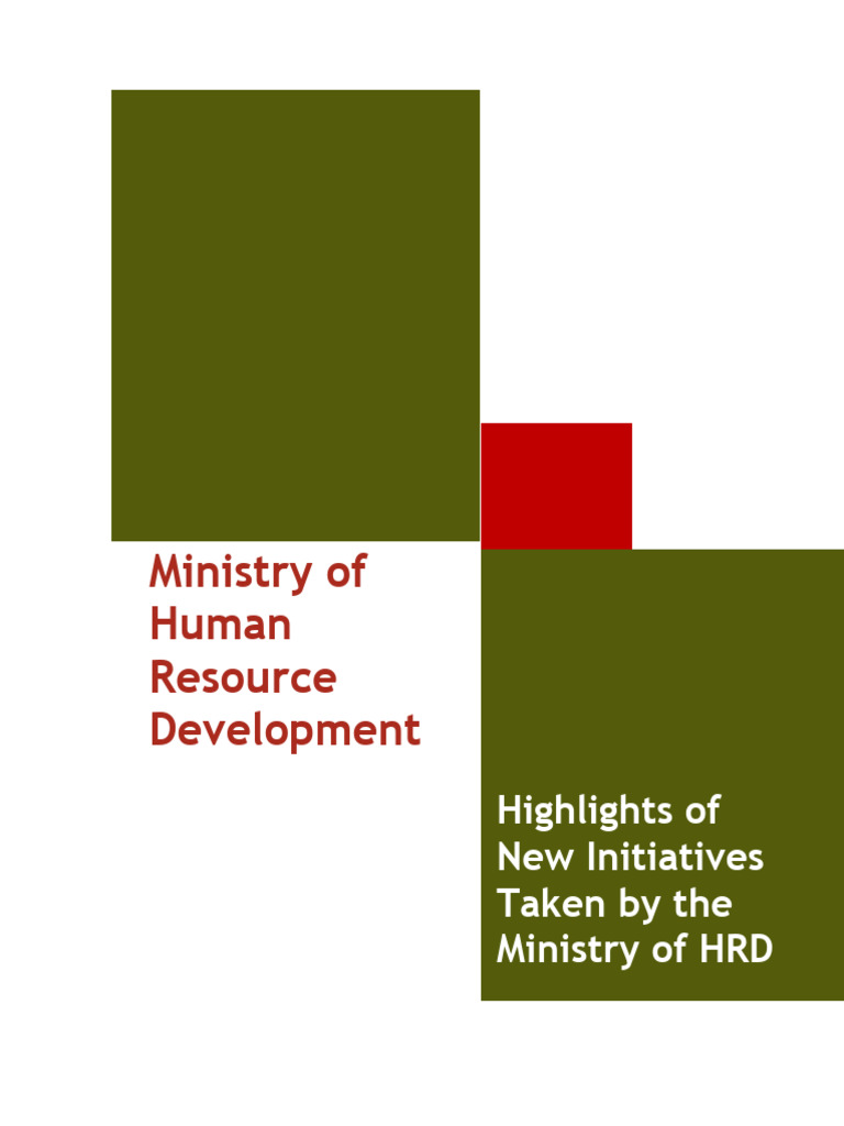 Highlighs MHRD | PDF