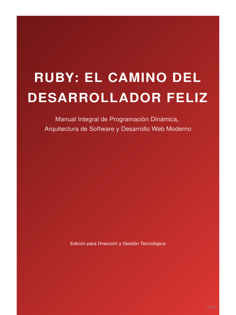 Manual Integral Ruby Deep Dive | PDF | Ruby (lenguaje de programación ...
