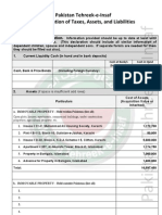 DR Arif Alvi - PTI Leadership - Financial Asset Declaration