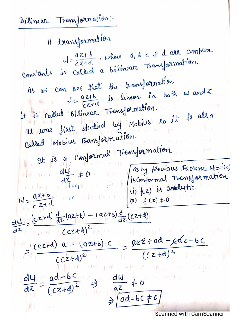 Bilinear transformation | PDF