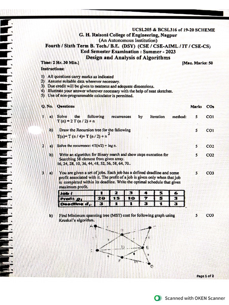 DAA 2 | PDF