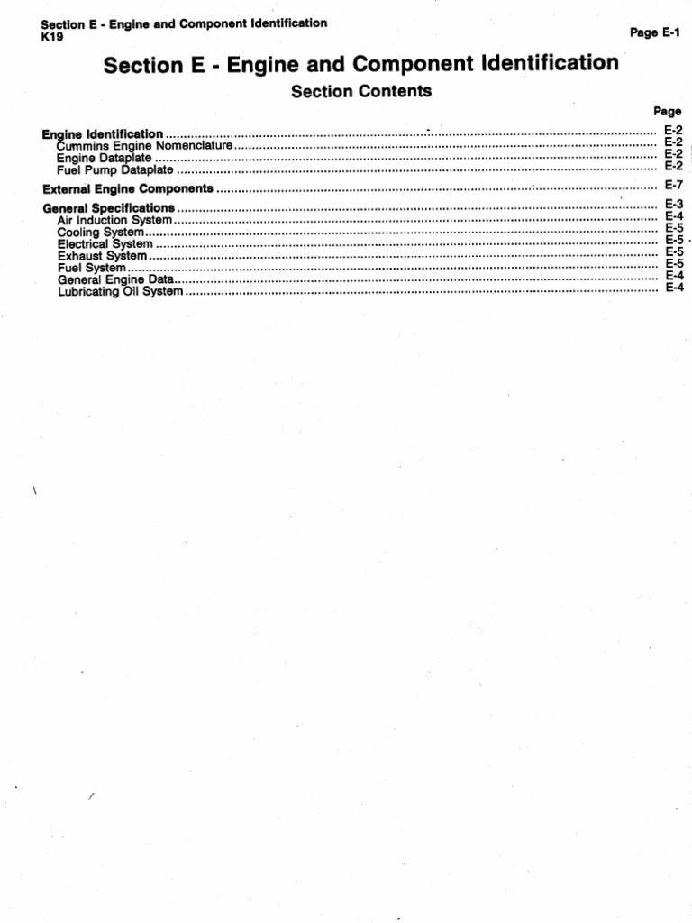 Cummins Engine Doc | PDF