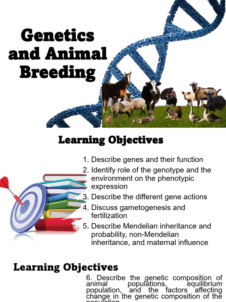 Genetics and Animal Breeding 25 2 | PDF | Dominance (Genetics) | Genotype