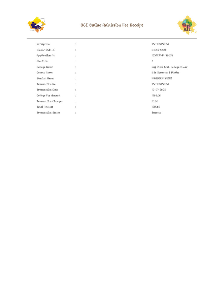 Dceapp.rajasthan.gov.in DCE Application FeePayResponse.aspx u... | PDF