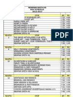 2012-2013 Bus Routes - Smith High School