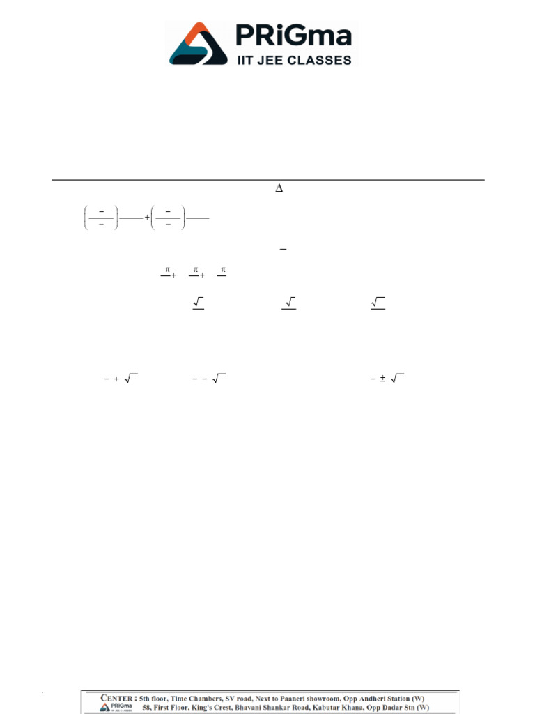 Mathematics Assignement 59 | PDF | Perpendicular | Equations