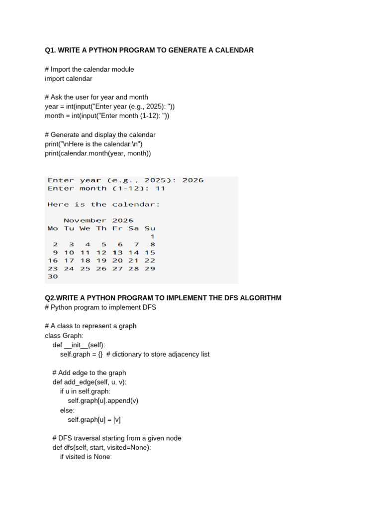 A.I. Practical Slips Final | PDF | Queue (Abstract Data Type ...