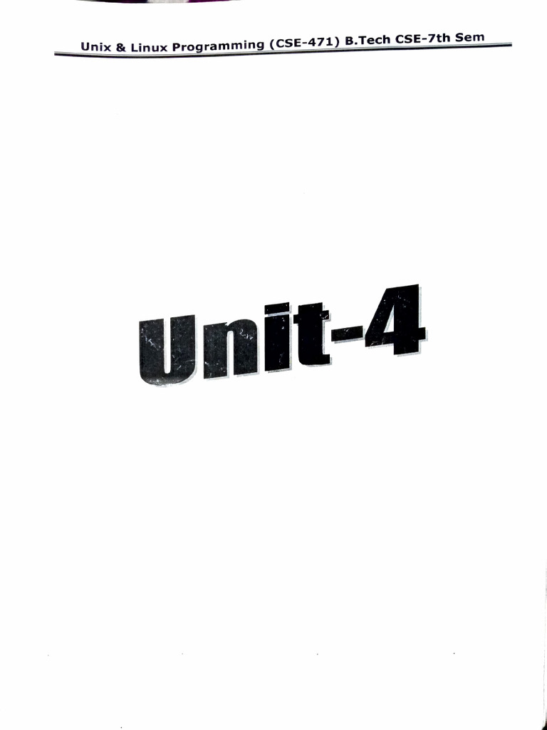 ULP Unit4 Notes | PDF