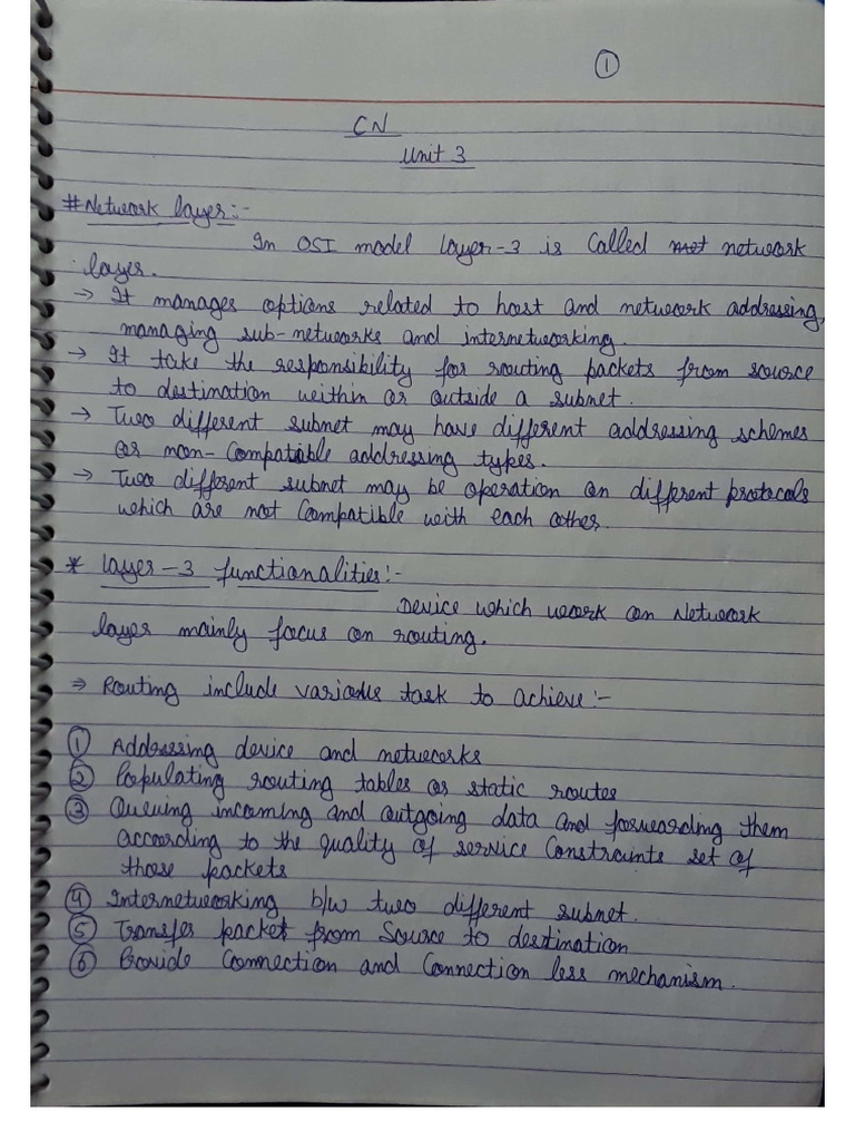 CN Unit 3 | PDF