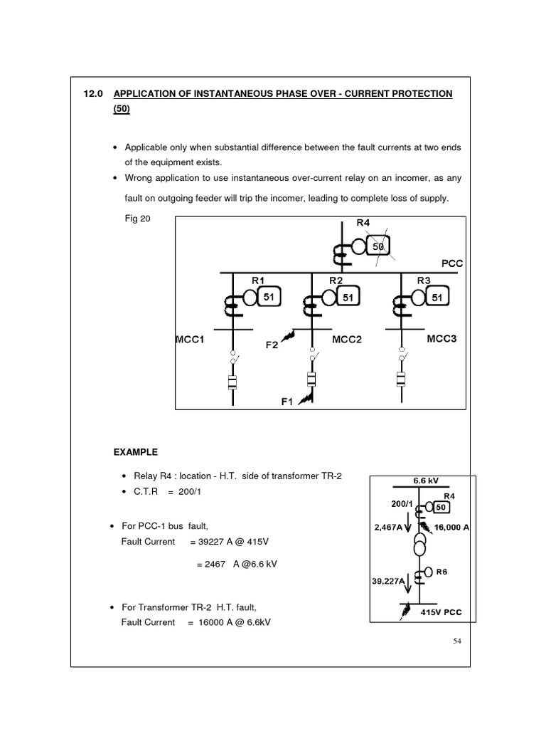 Application of Inst. Overcurrent | PDF | Transformer | Manufactured Goods