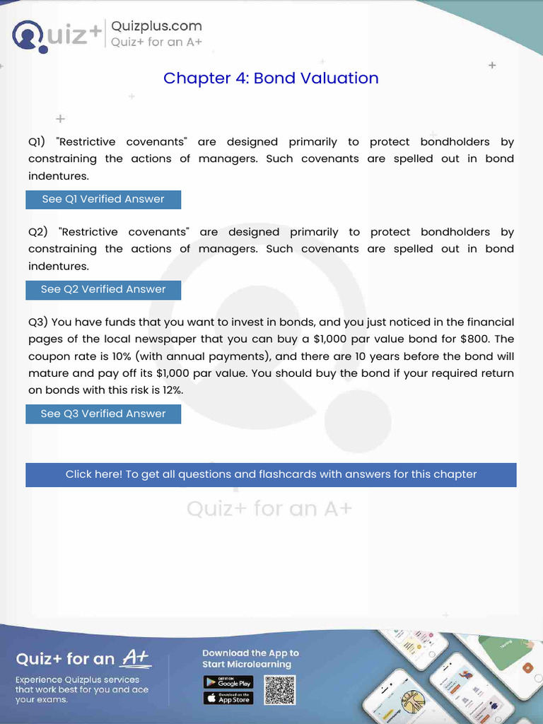 Restrictive Covenants Are Designed Primarily to Protect Bondholders by ...