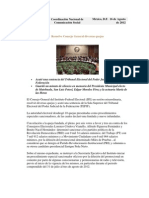 Número:246 Coordinación Nacional de Comunicación Social México, D.F. 16 de Agosto de 2012