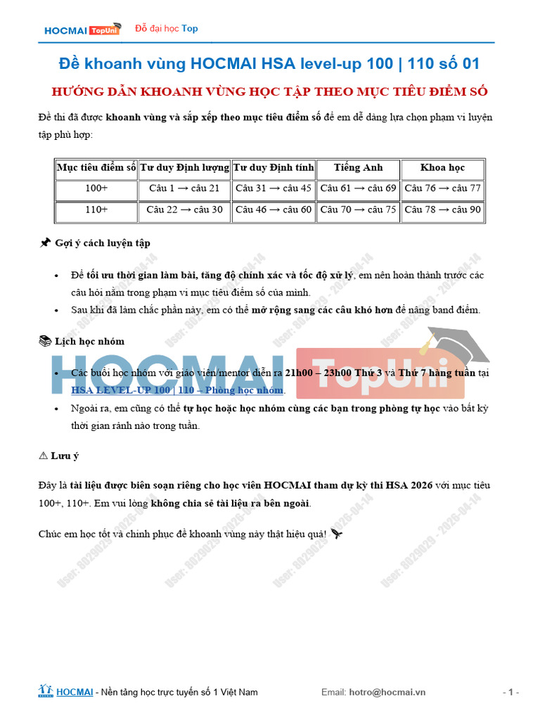 De Dgnl Hsa So 01 Hdh | PDF