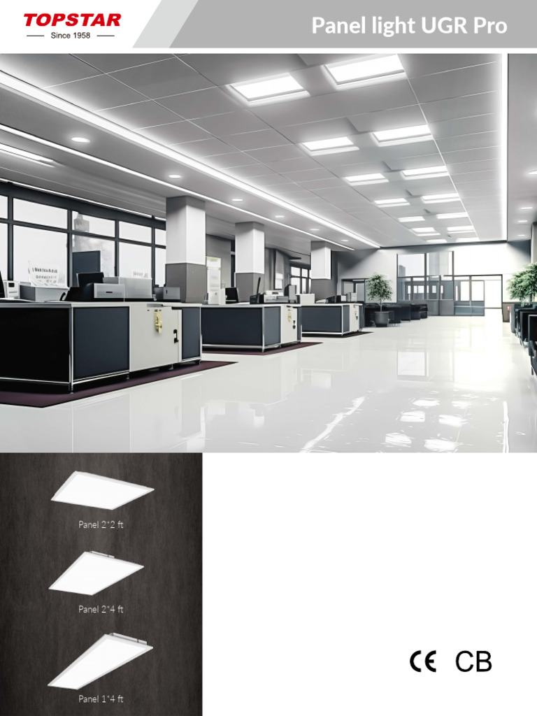 122 Panel Light Ugr Pro | PDF | Lighting | Light