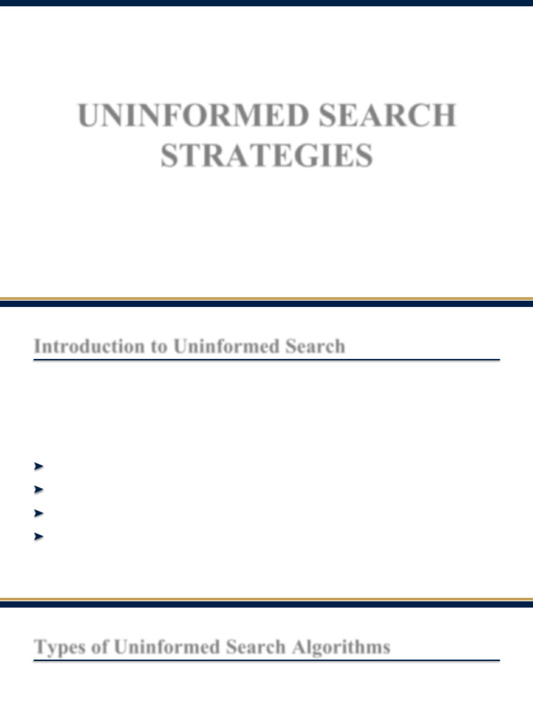 Uninformed Search Strategies .AIML | PDF | Applied Mathematics ...