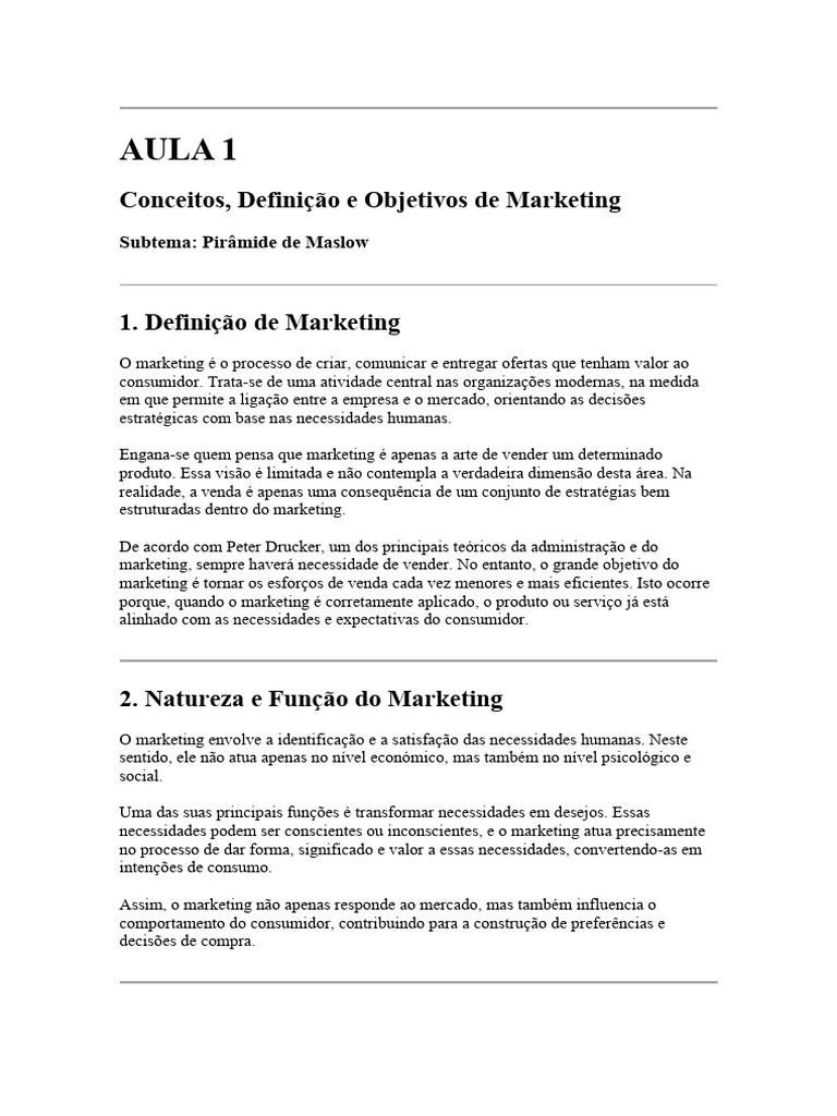 Material de Marketing | PDF | Marketing | Mercado (economia)