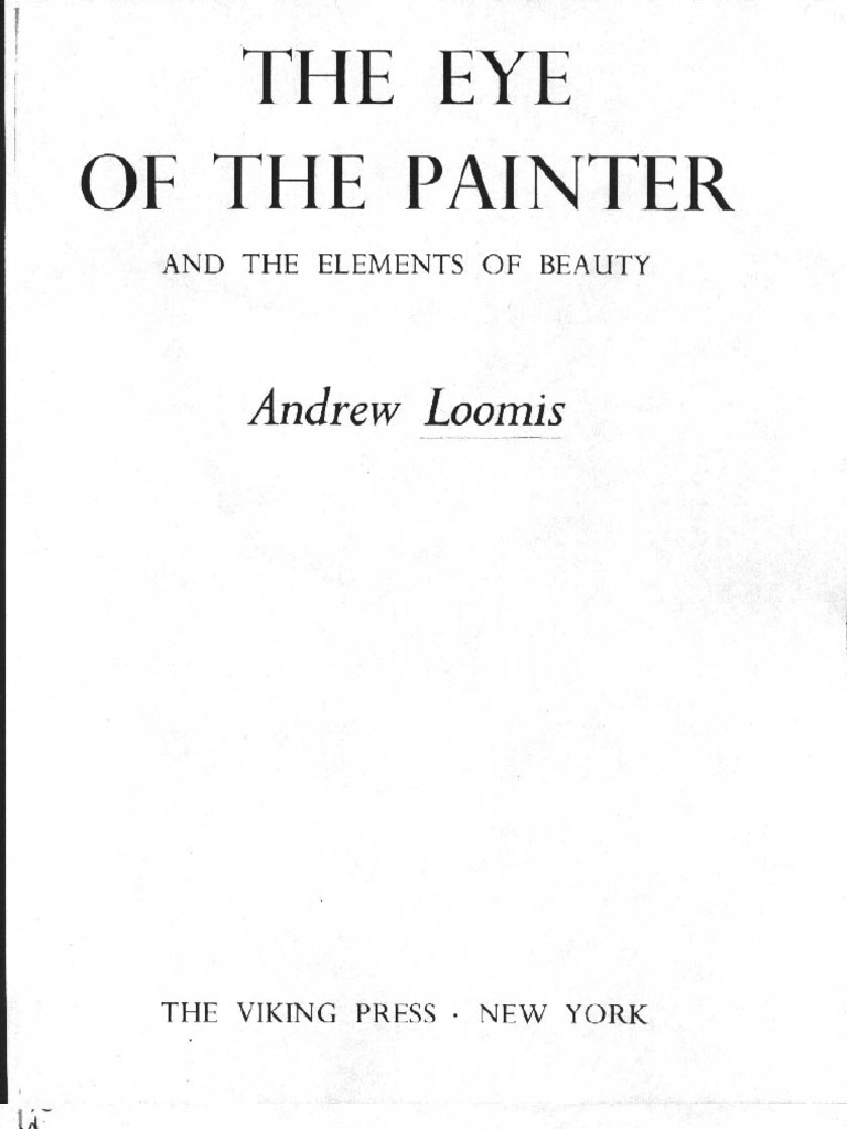 Andrew Loomis The Eye of the Painter