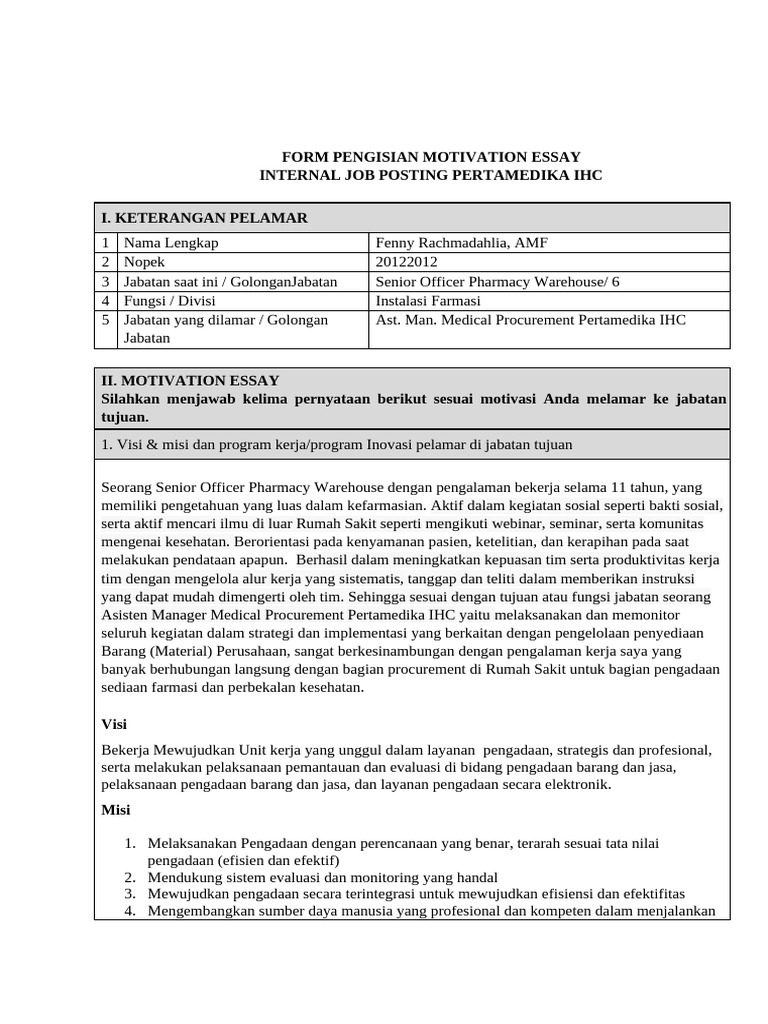 FORM ME IJP | PDF