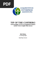 Download Tip of the Costberg - On the Invalidity of All Cost of Regulation Estimates and the Need to Compile Them Anyway by Clyde Wayne Crews Jr SN103172296 doc pdf