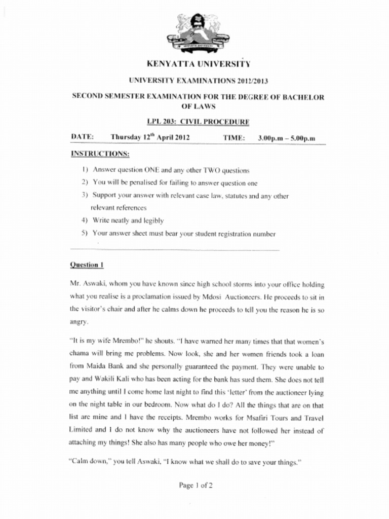 Past Paper | PDF