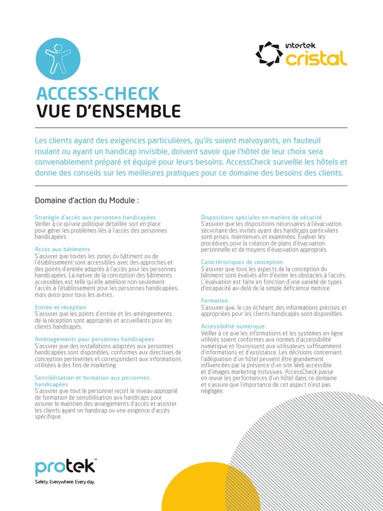 Intertek Cristal Access-Check Datasheet CMYK FR | PDF | Invalidité ...