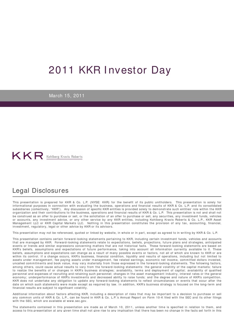 kkr investment thesis