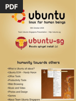 Download Team Ubuntu Singapore Session 1 Presentation by Sergeant Heidir SN10317301 doc pdf
