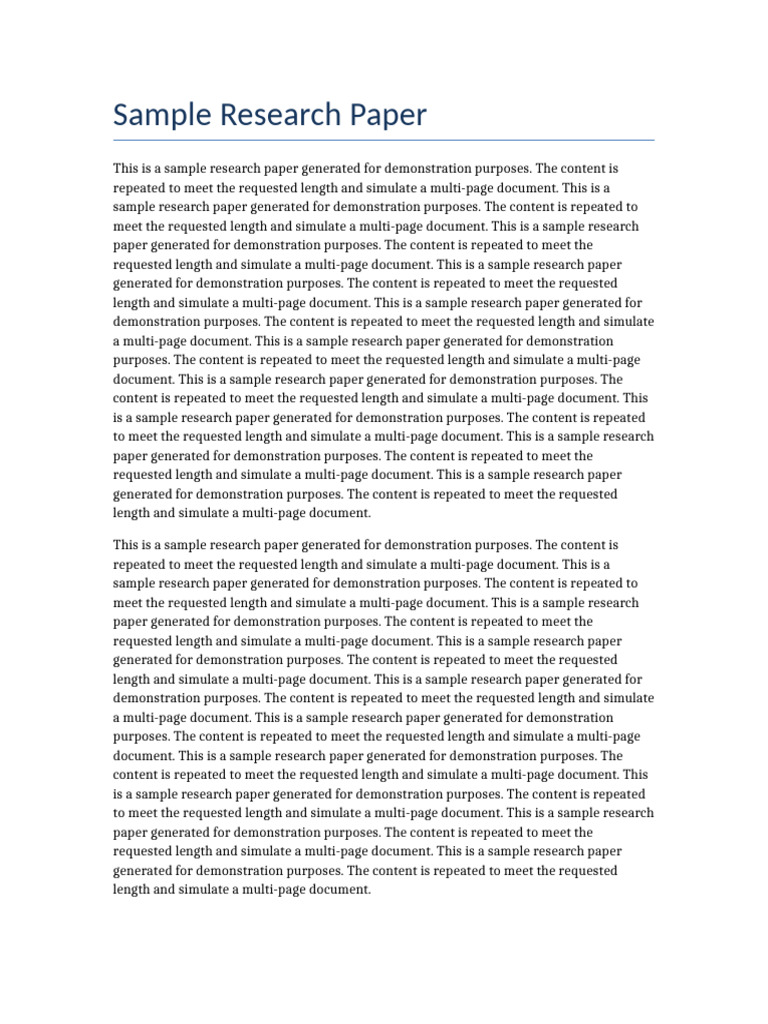 sample_research_paper - Copy (3) | PDF | Printing Materials | Crafts