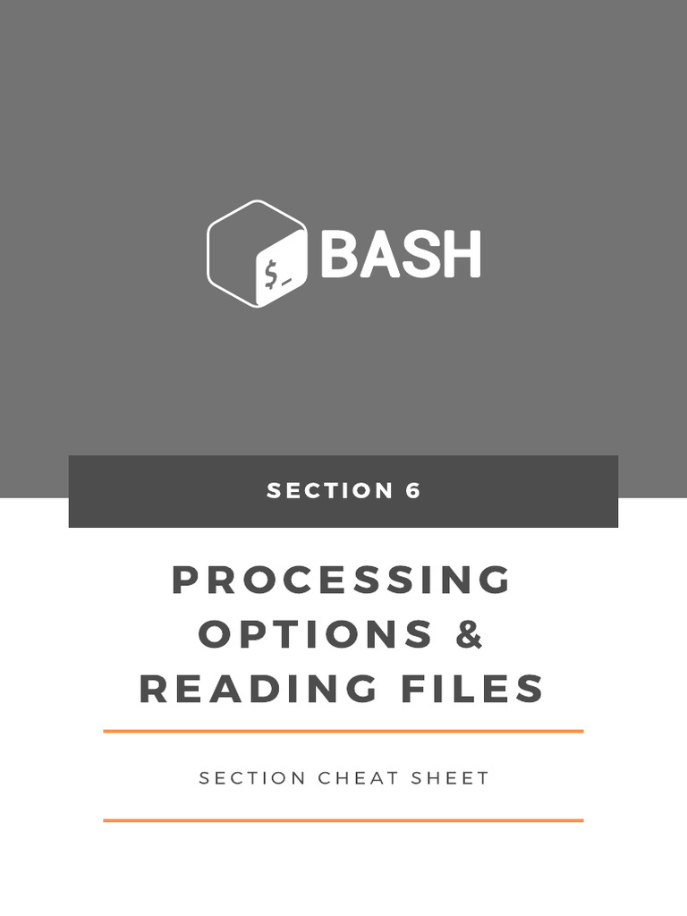 @WickHelps_1.1 Processing Options + Reading Files Cheatsheet | PDF ...