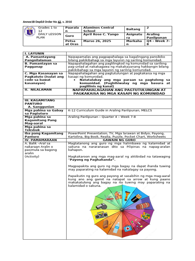 DLP Template | PDF
