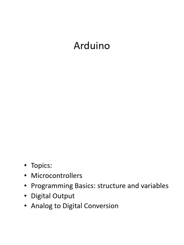Module 7 Case Study on Microcontroller Boards | PDF | Arduino ...