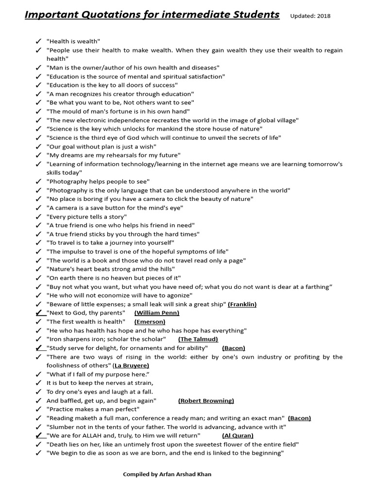 Quotations | PDF
