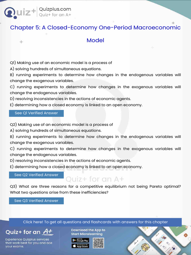 Making Use of an Economic Model is a Process Of | PDF | New Keynesian ...