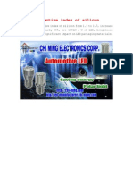 Refractive Index of Silicon