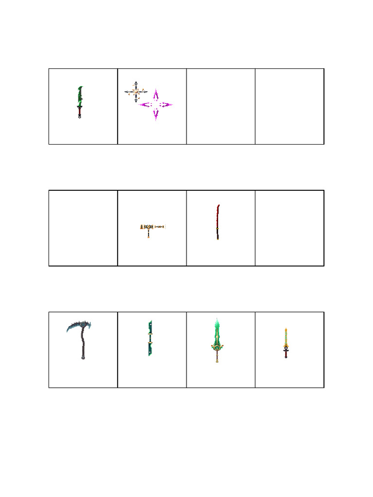 Blades Full Catalog | PDF