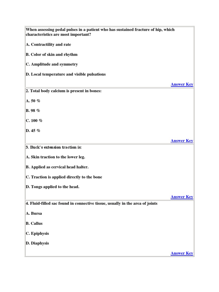 Assessing pedal pulses in patients with hip fractures PDF Bone