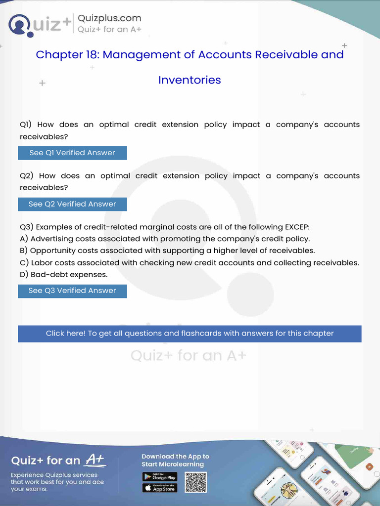 How Does an Optimal Credit Extension Policy Impact a Companys Accounts ...