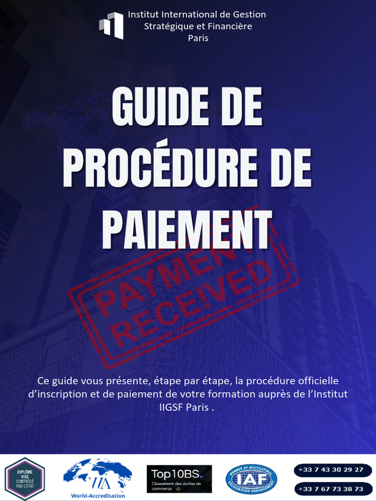 Guide de Procédure de Paiement C | PDF