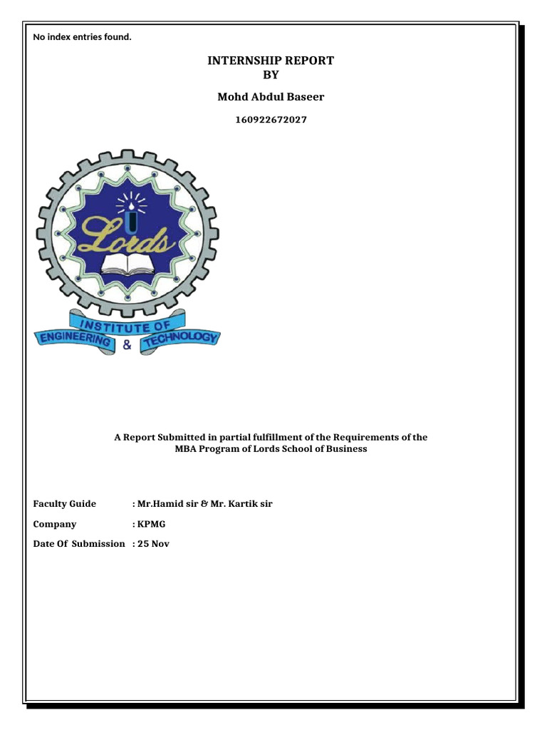 689275076 Internship Report Baseer | PDF | Data Analysis | Analytics
