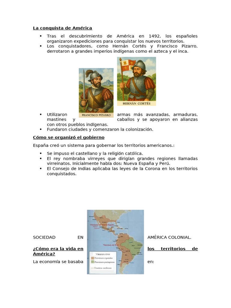 La Conquista de América Parte Dos | PDF